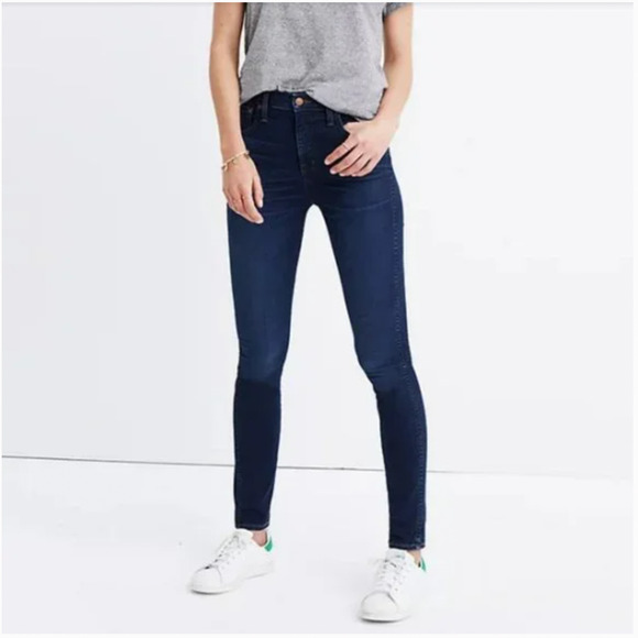 Madewell 10" High-Rise Skinny Jeans in Hayes Wash Size:29 - Picture 1 of 5